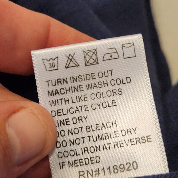 Lucyparis Dark Blue Cropped Tank Size Jr XL NWT (5177) - Picture 6 of 6